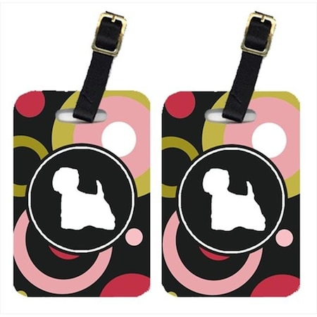 Carolines Treasures Carolines Treasures KJ1065BT Westie Luggage Tags - Pair Of 2 KJ1065BT